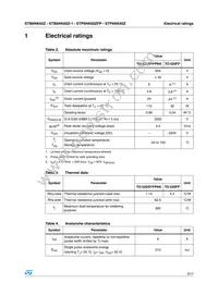 STB6NK60Z-1 Datasheet Page 3