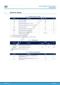 STB7ANM60N Datasheet Page 2