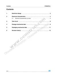 STB85NF3LLT4 Datasheet Page 2