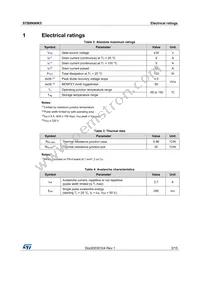 STB8N90K5 Datasheet Page 3