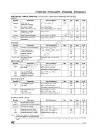 STB9NK50ZT4 Datasheet Page 3