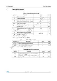 STB9NK60ZDT4 Datasheet Page 3