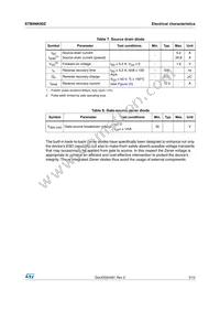 STB9NK80Z Datasheet Page 5