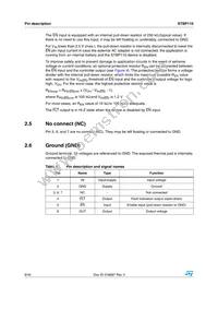 STBP110GTDJ6F Datasheet Page 8