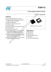 STBP112CVDJ6F Datasheet Cover