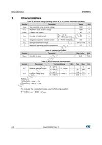 STBR6012W Datasheet Page 2