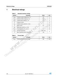 STBV42D Datasheet Page 2