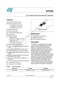 STCF06TBR Datasheet Cover