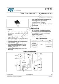 STCH03 Datasheet Cover