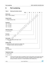 STCL1100YBFCWY5 Datasheet Page 16