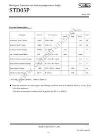 STD03P Datasheet Page 2