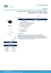 STD11N60M2-EP Datasheet Cover