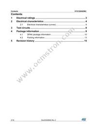 STD12N50DM2 Datasheet Page 2