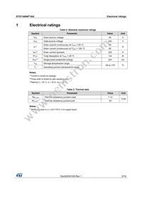 STD134N4F7AG Datasheet Page 3