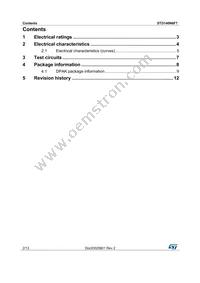 STD140N6F7 Datasheet Page 2