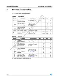 STD16NF06LT4 Datasheet Page 4