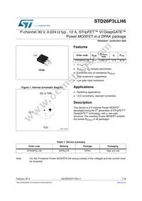 STD26P3LLH6 Datasheet Cover