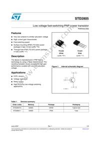 STD2805T4 Datasheet Cover