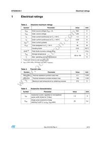 STD2NC45-1 Datasheet Page 3