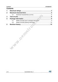 STD30N10F7 Datasheet Page 2