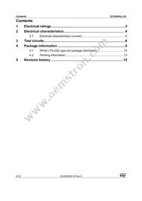 STD36P4LLF6 Datasheet Page 2