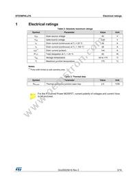 STD36P4LLF6 Datasheet Page 3