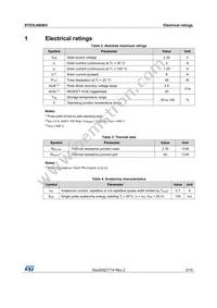 STD3LN80K5 Datasheet Page 3
