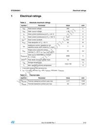 STD3N40K3 Datasheet Page 3