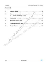 STD3NM60-1 Datasheet Page 2