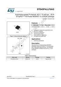 STD45P4LLF6AG Datasheet Cover