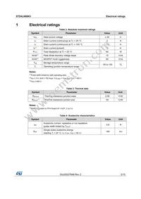 STD4LN80K5 Datasheet Page 3
