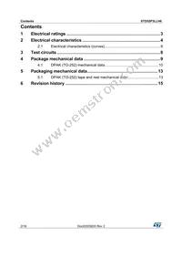 STD52P3LLH6 Datasheet Page 2