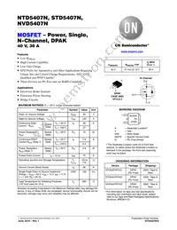 STD5407NNT4G Datasheet Cover