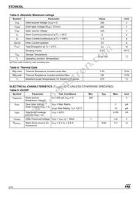 STD5N20LT4 Datasheet Page 2