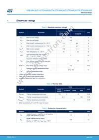 STD5NK50Z-1 Datasheet Page 2