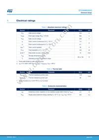 STD5NM50AG Datasheet Page 2