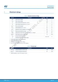 STD6N62K3 Datasheet Page 2