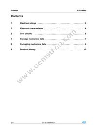 STD70N6F3 Datasheet Page 2