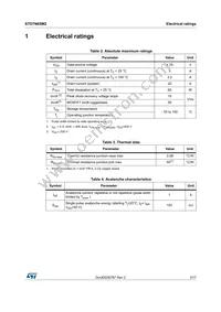 STD7N65M2 Datasheet Page 3