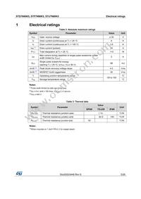 STD7N80K5 Datasheet Page 3
