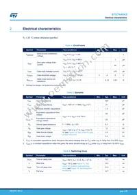 STD7N90K5 Datasheet Page 3