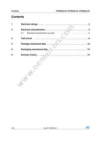 STD85N3LH5 Datasheet Page 2