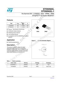 STD90N02L Datasheet Cover