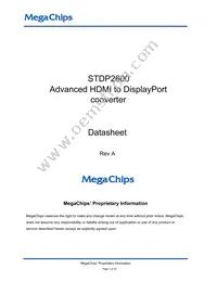 STDP2600AD Datasheet Cover