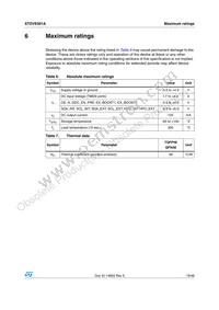 STDVE001AQTR Datasheet Page 19