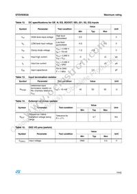 STDVE003ABTR Datasheet Page 19