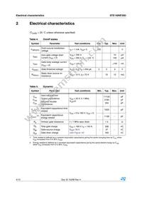 STE140NF20D Datasheet Page 4