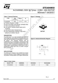 STE48NM50 Datasheet Cover