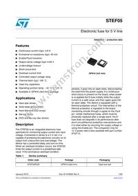 STEF05PUR Datasheet Cover