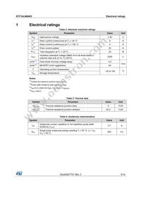 STF10LN80K5 Datasheet Page 3